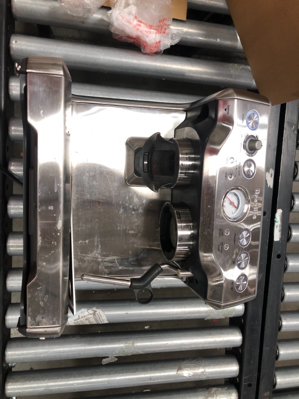 Photo 1 of **MISSING PARTS* Breville BES870XL Barista Express Espresso Machine, Brushed Stainless Steel (2317919)

