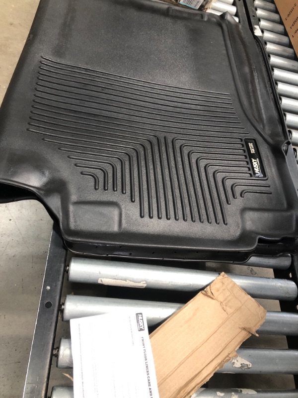 Photo 3 of 2022 Ford F-150 Husky Liners WeatherBeater Floor Liners & Mats, Front and 2nd Row Set in Black
