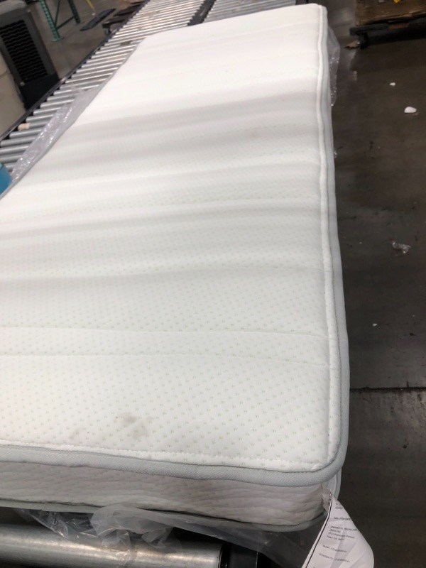 Photo 3 of **SMALL STAIN** Zinus 6 Inch Foam and Spring Mattress / CertiPUR-US Certified Foams / Mattress-in-a-Box, Twin
