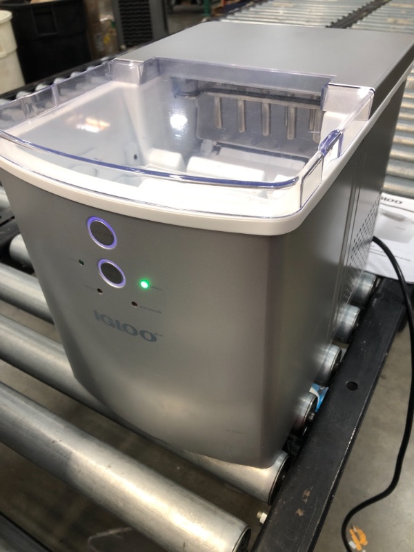 Photo 2 of ***PARTS ONLY*** Igloo Premium Countertop Ice Maker Machine, Portable Ice Maker, Produces 33 lbs. in 24 hrs. with Ice Cubes Ready in 6-8 Minutes, Comes with Ice Scoop and Basket
