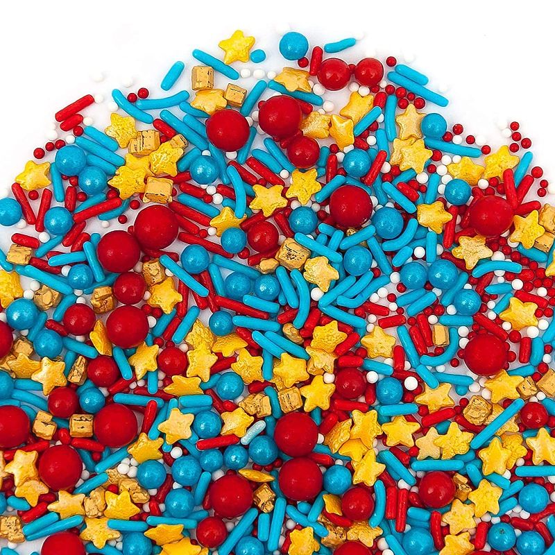 Photo 1 of **SET OF 2** Sprinkles - MIXED TYPES - Gluten Free Sprinkles for Baking - Cupcake and Cake Topper - Cake Sprinkles - Marvelous Sprinkles - Sweets Indeed Sprinklefetti - 6.5 ounces DATE 04/23/2023
