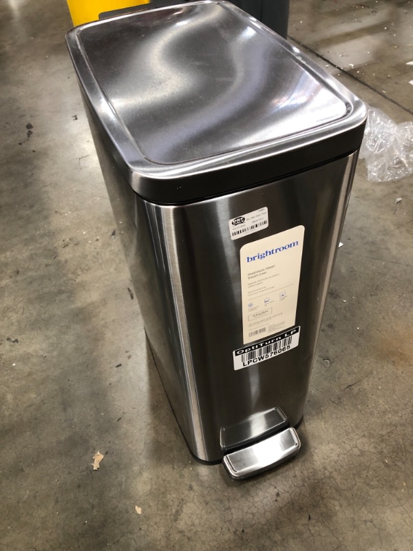 Photo 2 of **DENTED** 45L Slim Step Trash Can - Brightroom™
