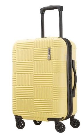 Photo 1 of American Tourister Hand Luggage, Yellow (Golden Yellow), Large (77 cm-110 Litre)

