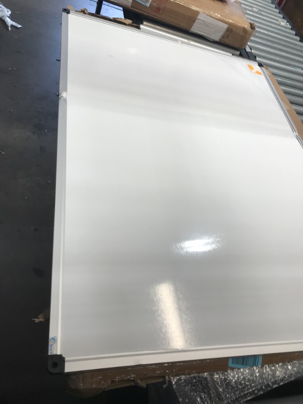 Photo 1 of ***DAMAGED** XBoard Magnetic Whiteboard 48 x 36, White Board 4 x 3, Dry Erase Board with Detachable Marker Tray
