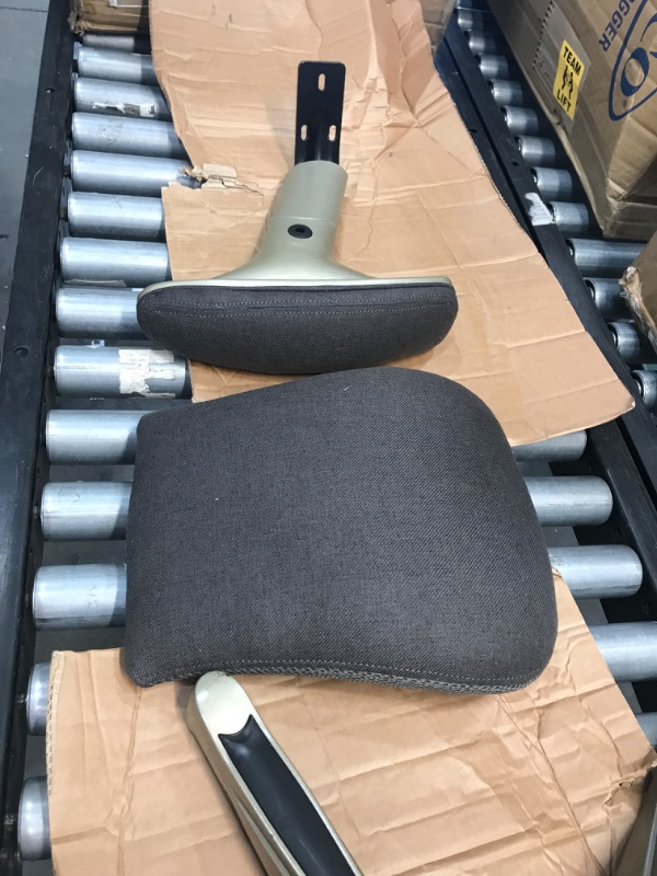 Photo 4 of **MISSING PARTS** Serta Ergonomic Executive Office Chair Motion Technology Adjustable Mid Back Design with Lumbar Support, Dark Gray Fabric
