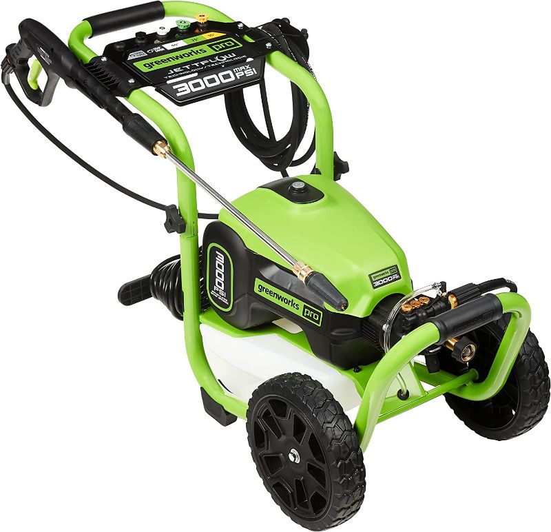 Photo 1 of Greenworks 3000 PSI (1.1 GPM) TruBrushless Electric Pressure Washer (PWMA Certified)
