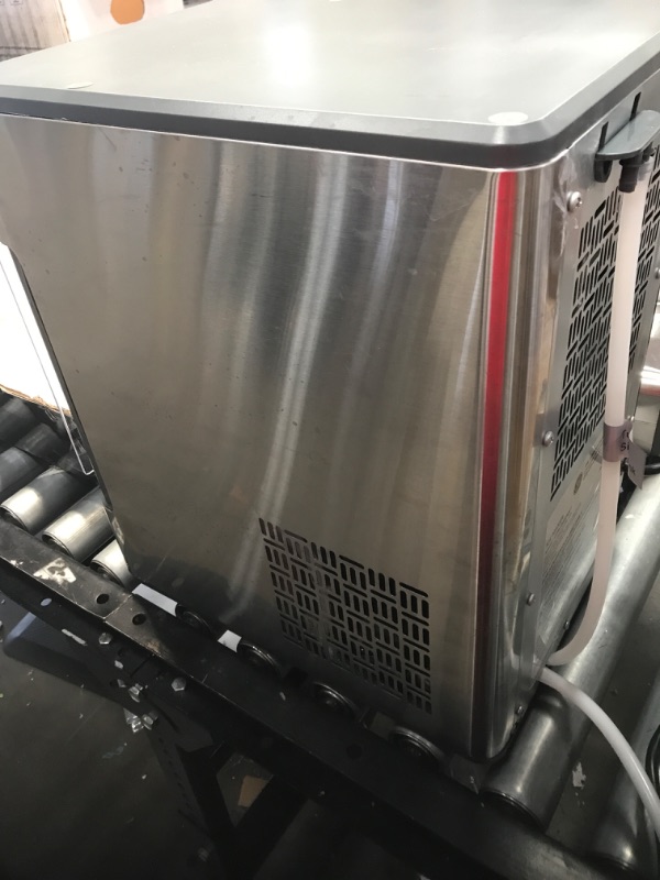 Photo 1 of GE Profile Opal | Countertop Nugget Ice Maker with Side Tank | Portable Ice Machine Makes up to 24 lbs. of Ice Per Day | Stainless Steel Finish