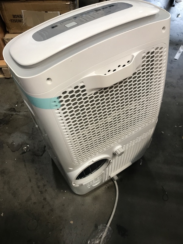 Photo 4 of **DAMAGED **NON FUNCTIONAL* Midea 14,000 BTU ASHRAE (8,200 BTU SACC) Portable Air Conditioner, Cools up to 375 Sq. Ft., Works as Dehumidifier & Fan, Control with Remote, Amazon Alexa & Google Assistant
