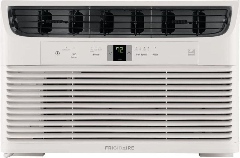 Photo 1 of Frigidaire Connected Window-Mounted Room Air Conditioner, 8,000 BTU, in White
