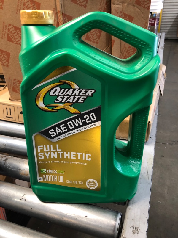 Photo 2 of *HALF WAY*- Quaker State Ultimate Durability 0W-20 Motor Oil, 5 Qt
