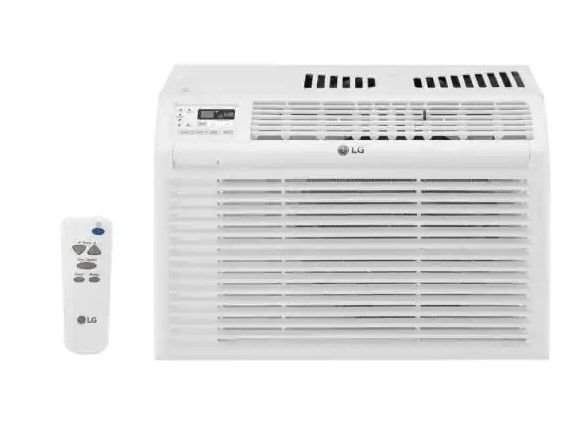 Photo 1 of 6,000 BTU 115-Volt Window Air Conditioner LW6017R Cools 250 Sq. Ft. with Remote
