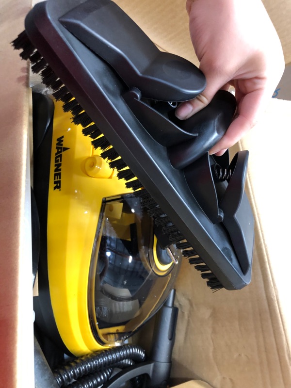 Photo 1 of Wagner Spraytech 0282014 915e On-Demand Steam Cleaner & Wallpaper Removal, Multipurpose Power Steamer, 18 Attachments Included (Some Pieces Included in Storage Compartment)
