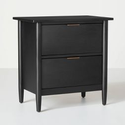 Photo 1 of 2-Drawer Wood Nightstand - Hearth & Hand™ with Magnolia

