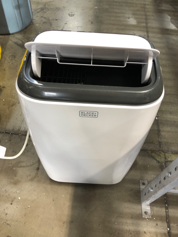 Photo 3 of **PARTS ONLY AND MISSING PARTS**
BLACK+DECKER 14,000 BTU Portable Air Conditioner with Heat and Remote Control, White
