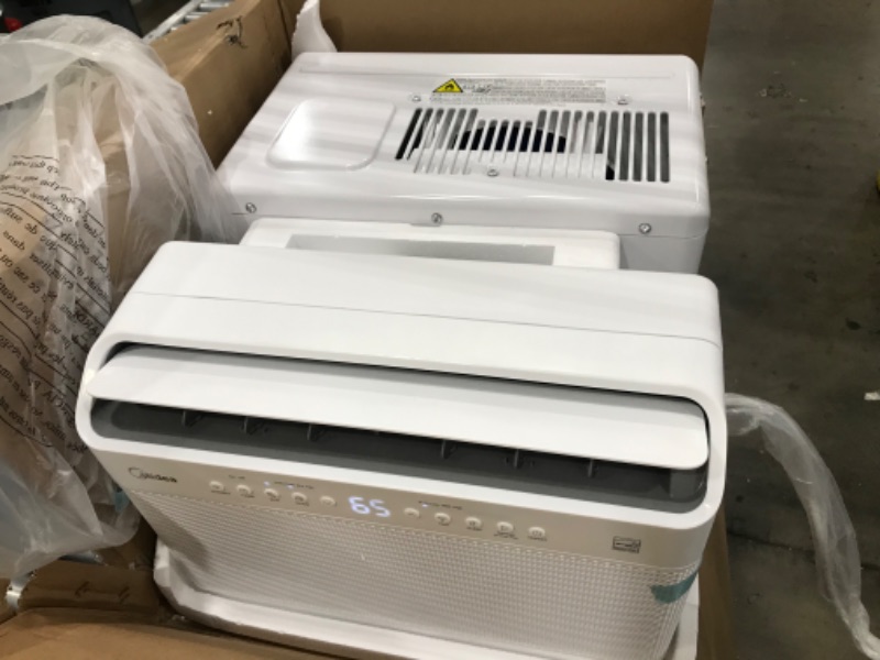 Photo 3 of Midea 12 000 BTU Smart Inverter U-Shaped Window Air Conditioner 35% Energy Savings Extreme Quiet MAW12V1QWT
