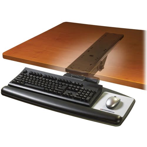 Photo 1 of 3m Adjustable Keyboard Tray Akt90le 12.7 in X 28 in X 6.7 in
