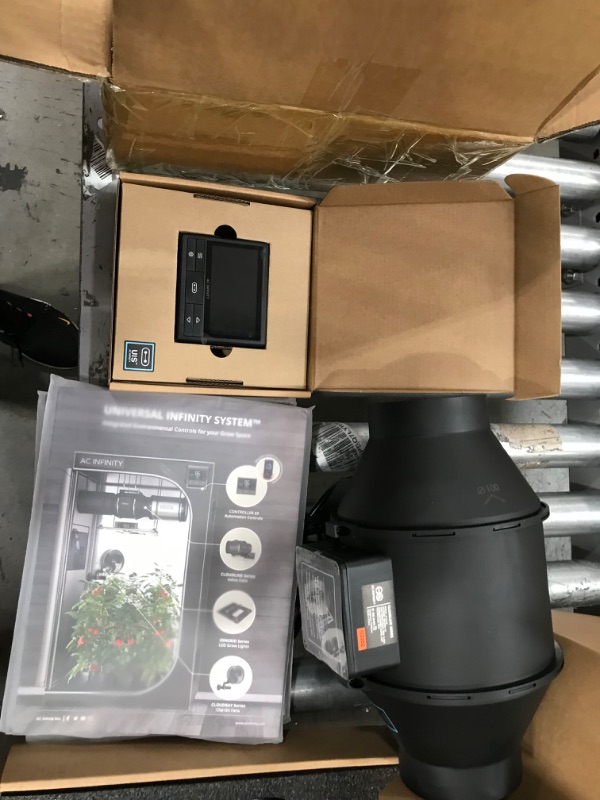 Photo 5 of AC Infinity Advance Grow System 4x4, Integrated Grow Tent Kit, Smart Climate Controls to Automate Airflow, Schedule Full Spectrum LED Grow Light with Samsung LM301B Diodes, 2000D Mylar Tent
