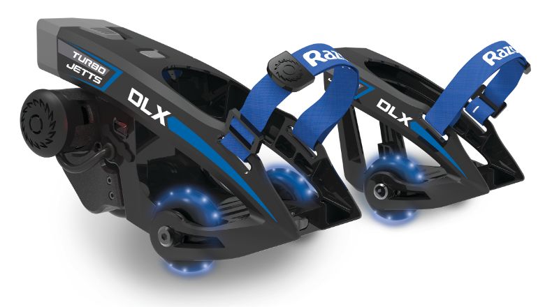 Photo 1 of Razor Turbo Jetts Electric Heel Wheels- DLX Blue W/ Lighted Wheels
