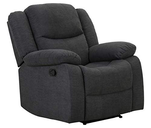 Photo 1 of Amazon Brand – Ravenna Home Recliner Chair, 37"W, Dark Grey
