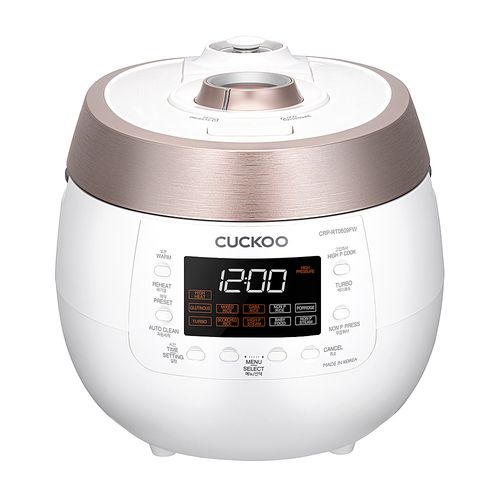 Photo 1 of Cuckoo 6-Cup Twin Heating Pressure Rice Cooker, White, 6 CUP
