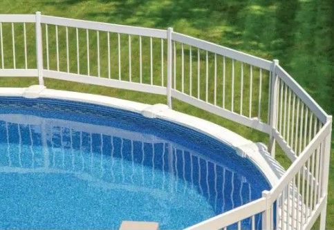 Photo 1 of **MINOR SCRATCHES** MISSING PARTS** Blue Wave
Above Ground Pool Fence Kit (8 Section)