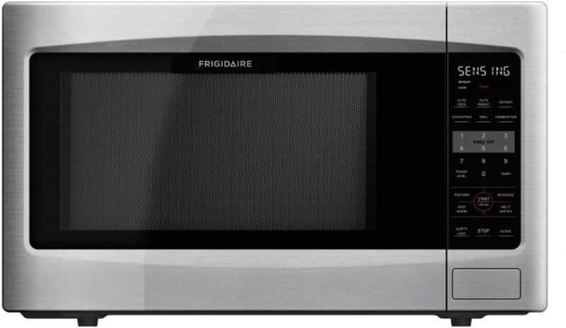 Photo 1 of **DAMAGED** Frigidaire 2.2 Cu. Ft. Countertop Microwave in Stainless Steel
