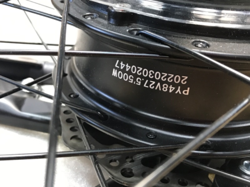 Photo 7 of **MISSING KEYS** DAMAGED**UNABALE TO TEST**  Electric Bike, TotGuard 27.5" Electric Bike for Adults 500W Ebike 21.6MPH Adult Electric Bicycles Electric Mountain Bike,48V 10Ah Removable Lithium Battery,Shimano 21S Gears,Lockable Suspension Fork
