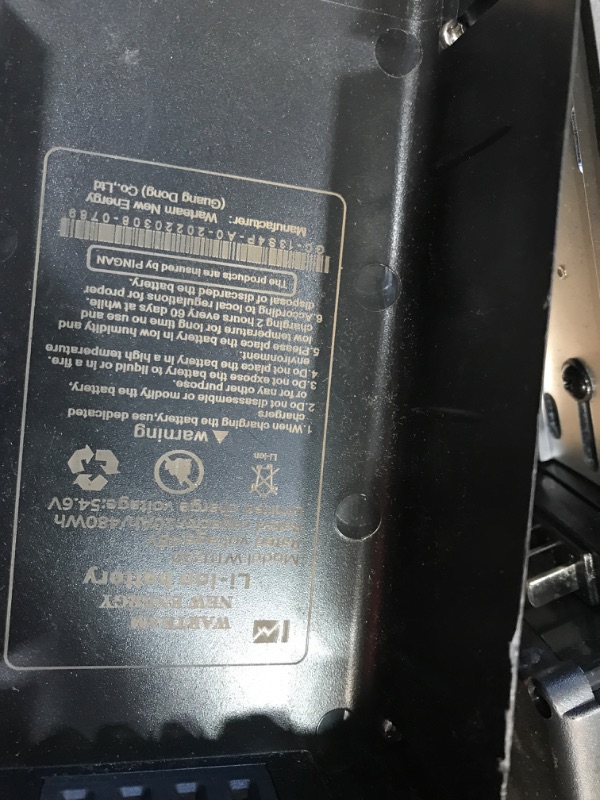 Photo 8 of **MISSING KEYS** DAMAGED**UNABALE TO TEST**  Electric Bike, TotGuard 27.5" Electric Bike for Adults 500W Ebike 21.6MPH Adult Electric Bicycles Electric Mountain Bike,48V 10Ah Removable Lithium Battery,Shimano 21S Gears,Lockable Suspension Fork
