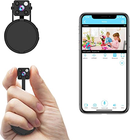 Photo 1 of Hidden Camera with Live Feed WiFi, Mini Spy Camera, HD 1080P Wireless Hidden Live Stream Camera, Mini Spy Cam Nanny Cam, Security Camera for Home and Outdoor (with Cell Phone APP)