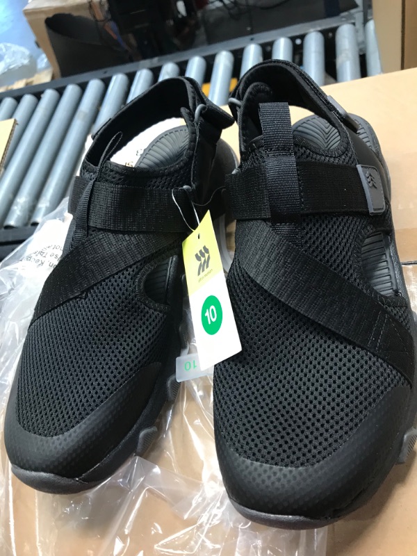 Photo 2 of box of 6 pair 
Men's Jay Apparel Water Shoes - All in Motion™ Black size 10 (x6)