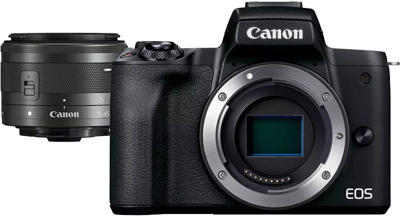 Photo 1 of Canon EOS M50 Mark II + EF-M 15-45mm is STM Kit Black
