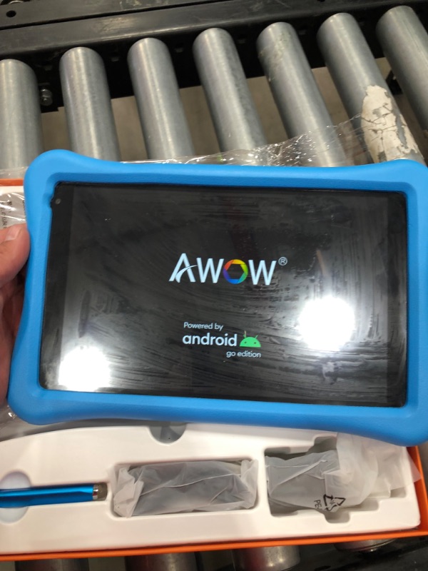 Photo 2 of 10.1 inch Kids Tablet iWawa APP Pre-Installed, Android 10.0 Tablet for Kids 2GB RAM+32GB ROM Learning Tablets, Adjustable Kid-Proof Case, Parent Control, 2.4G WiFi only, 1280x800 IPS, Stylus Pen
