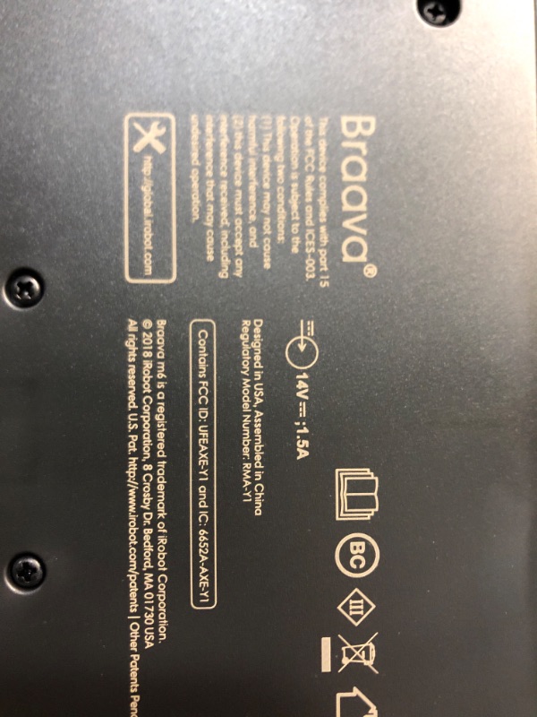 Photo 3 of iRobot Braava jet m6 (6012) Ultimate Robot Mop- Wi-Fi Connected, Precision Jet Spray, Smart Mapping, Works with Alexa, Ideal for Multiple Rooms, Recharges and Resumes, Black
