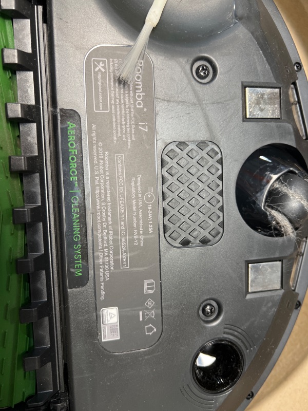 Photo 7 of iRobot Roomba i7+ (7550) Robot Vacuum with Automatic Dirt Disposal - Empties Itself for up to 60 days, Wi-Fi Connected, Smart Mapping, Works with Alexa, Ideal for Pet Hair, Carpets, Hard Floors, Black
