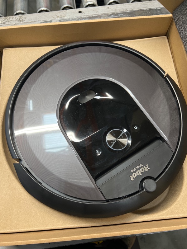 Photo 5 of iRobot Roomba i7+ (7550) Robot Vacuum with Automatic Dirt Disposal - Empties Itself for up to 60 days, Wi-Fi Connected, Smart Mapping, Works with Alexa, Ideal for Pet Hair, Carpets, Hard Floors, Black
