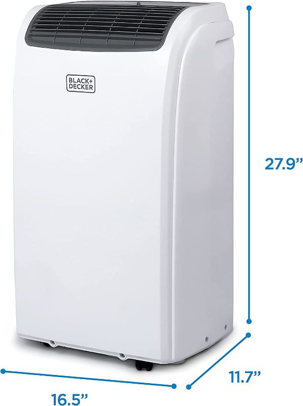 Photo 1 of BLACK+DECKER BPACT10WT AC with Remote Control Portable Air Conditioner, 10,000 BTU, White
