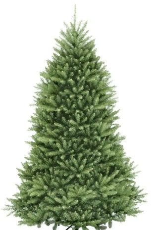 Photo 1 of 7.5 ft. Dunhill Fir Hinged Artificial Christmas Tree
