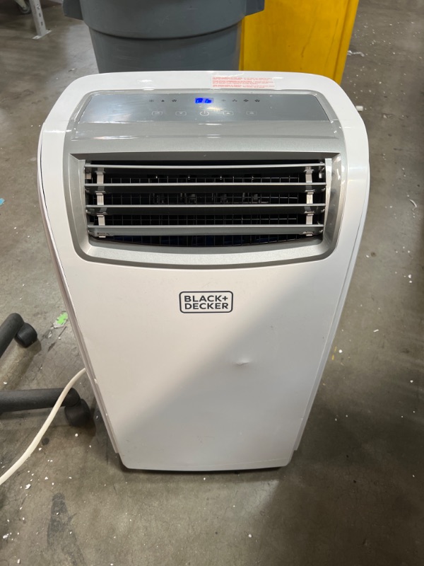 Photo 1 of BLACK+DECKER 8,000 BTU Portable Air Conditioner with Remote Control, White
