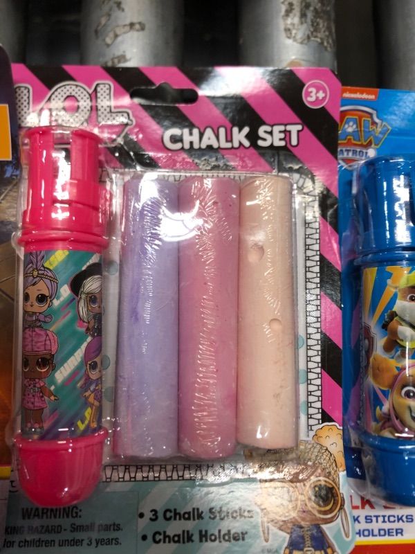 Photo 3 of 16-PACK
3PC CHALK STICK + CHALK HOLDER / 4 THEMES 