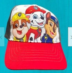 Photo 1 of 5PCKS OF PAW PATROL Nickelodeon Kid's Baseball Hat Adjustable Back Dogs New with Tags
