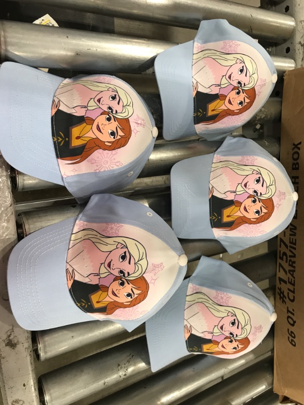 Photo 1 of 5pcks of DISNEY Frozen Kid's Baseball Hat NWT TARGET BULLSEYE 2022 Character Elsa & Anna
