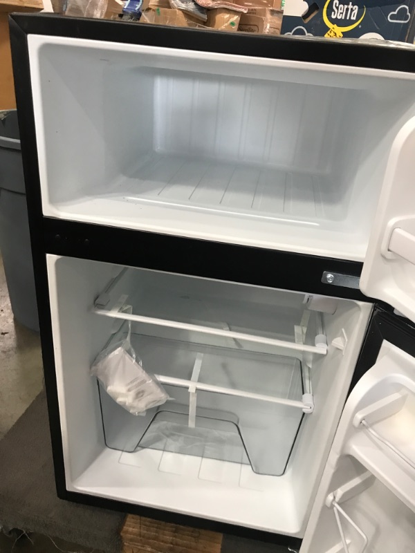 Photo 7 of **PARTS ONLY**

Walsh WSR31TS1 Compact Refrigerator,  Dual Door Fridge, Adjustable Mechanical Thermostat with True Freezer, Reversible Doors,3.1 Cu.Ft, Stainless Steel Look
