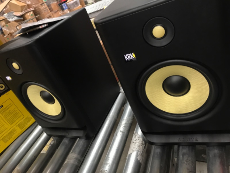 Photo 3 of KRK RP8 Rokit 8 G4 Professional Bi-Amp 8" Powered Studio Monitor Pair, Black
