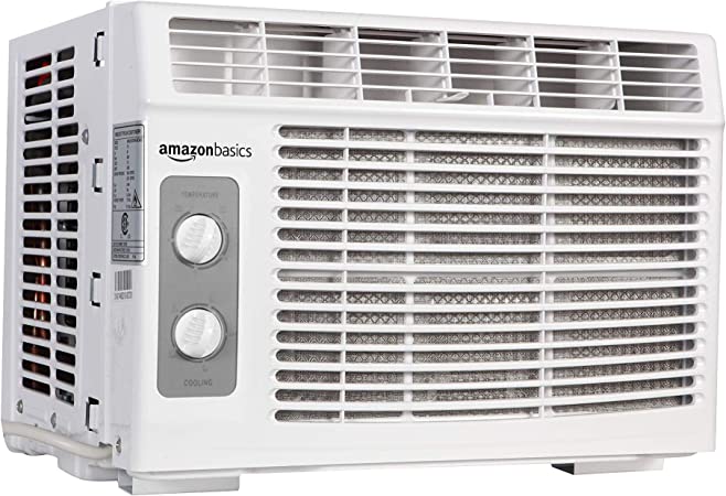 Photo 1 of 
Amazon Basics Window-Mounted Air Conditioner with Mechanical Control - Cools 150 Square Feet, 5000 BTU, AC Unit
