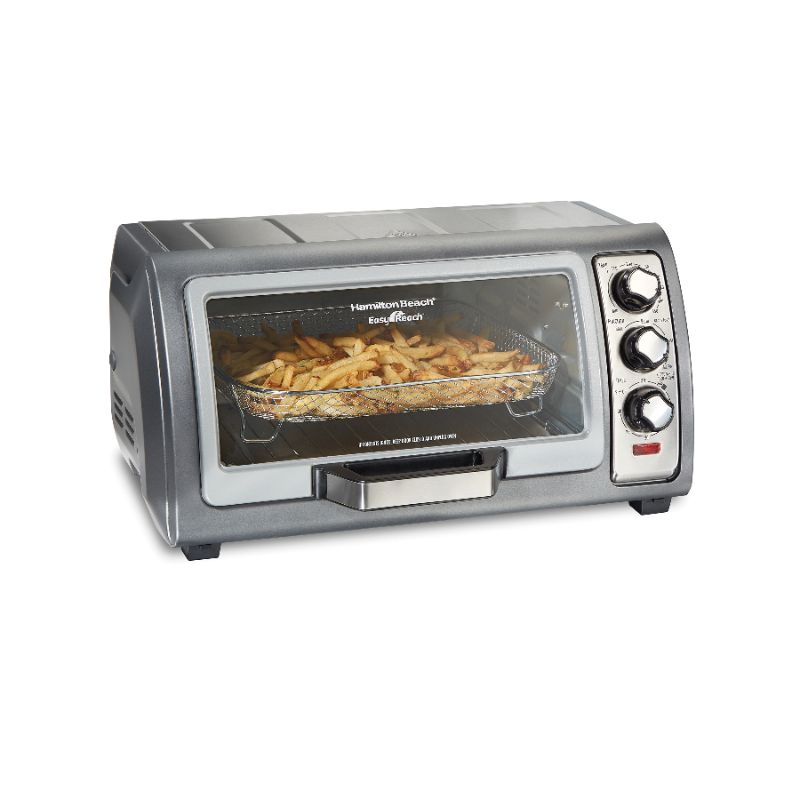 Photo 1 of Hamilton Beach Sure-Crisp Air Fryer Toaster Oven with Easy Reach Door
