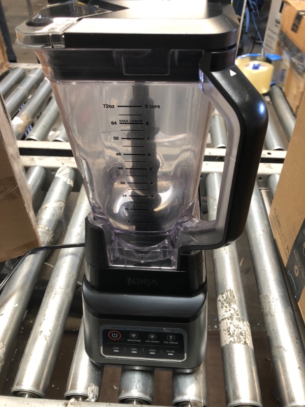 Photo 2 of ***READ NOTES***
Ninja BN701 Professional Plus Bender, 1400 Peak Watts, 3 Functions for Smoothies, Frozen Drinks & Ice Cream with Auto IQ, 72-oz.* Total Crushing Pitcher & Lid, Dark Grey
