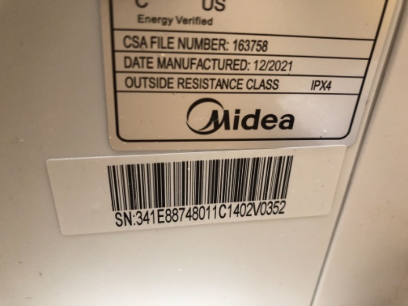 Photo 3 of Midea 8,000 BTU Smart Inverter U-Shaped Window Air Conditioner, 35% Energy Savings, Extreme Quiet, MAW08V1QWT (1860705)
