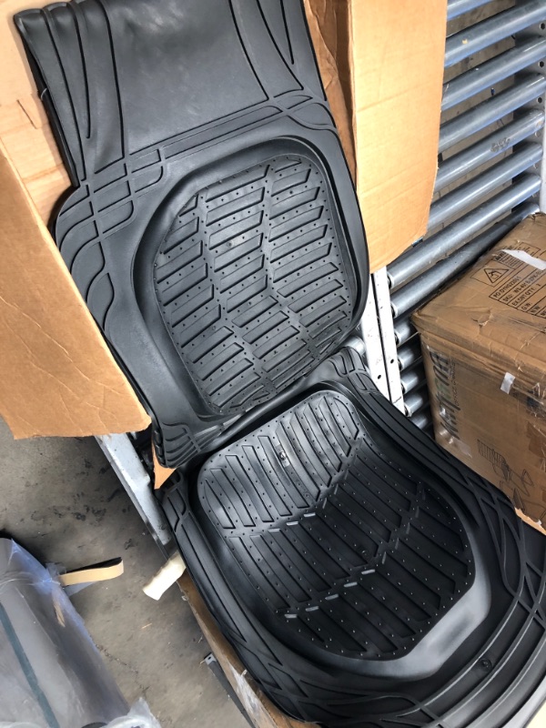 Photo 3 of ***LIKE NEW***
Motor Trend 923-BK Black FlexTough Contour Liners-Deep Dish Heavy Duty Rubber Floor Mats for Car SUV Truck & Van-All Weather Protection Trim to Fit Most Vehicles
