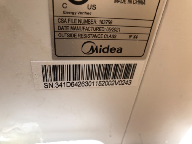 Photo 3 of Midea 8,000 BTU Smart Inverter U-Shaped Window Air Conditioner, 35% Energy Savings, Extreme Quiet, MAW08V1QWT (1860705)
