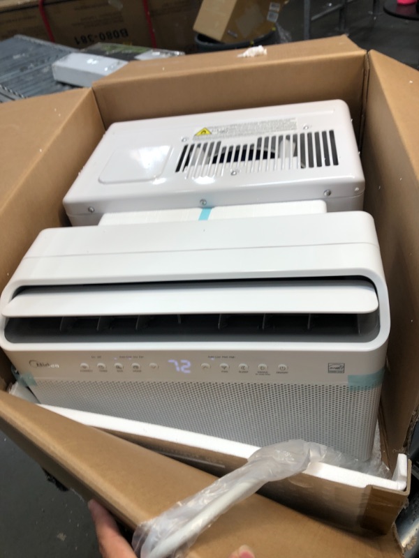 Photo 2 of ***LIKE NEW**
Midea 8,000 BTU Smart Inverter U-Shaped Window Air Conditioner, 35% Energy Savings, Extreme Quiet, MAW08V1QWT (1860705)
